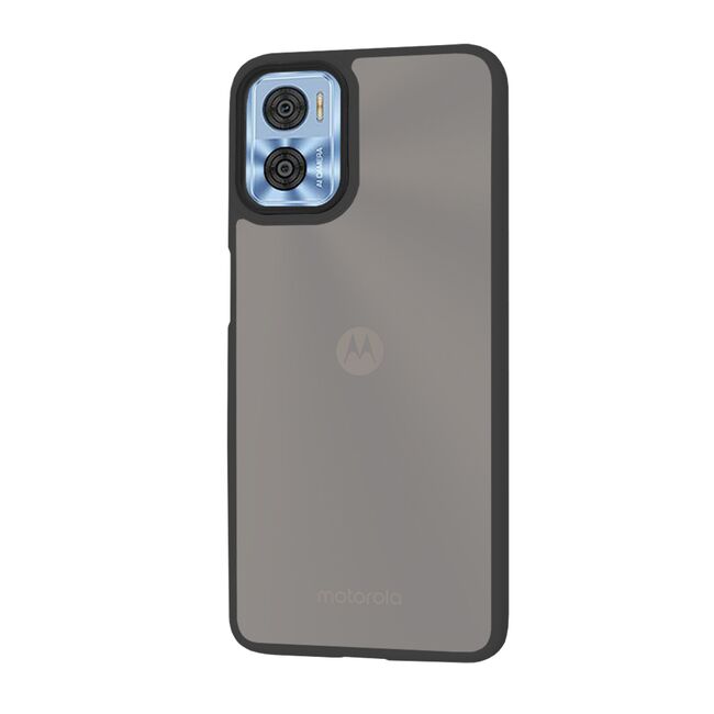 Husa pentru  Motorola Moto E22, E22i Ghost Series frosted - negru