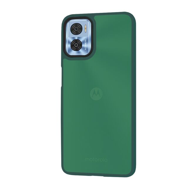 Husa pentru  Motorola Moto E22, E22i Ghost Series frosted - verde