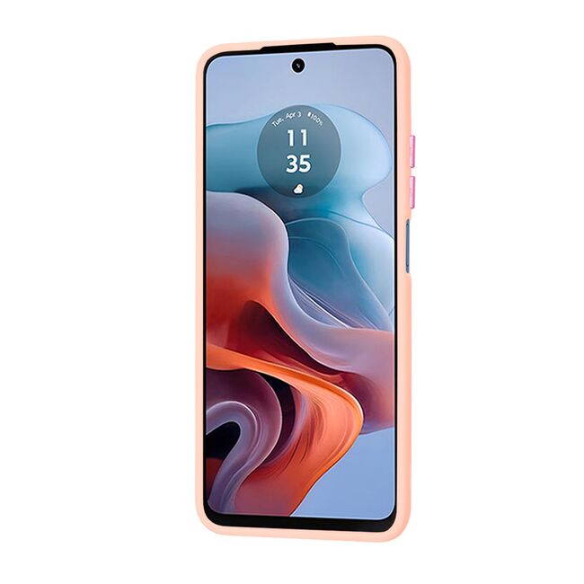 Husa pentru  Motorola Moto G34 Ghost Series frosted - albastru