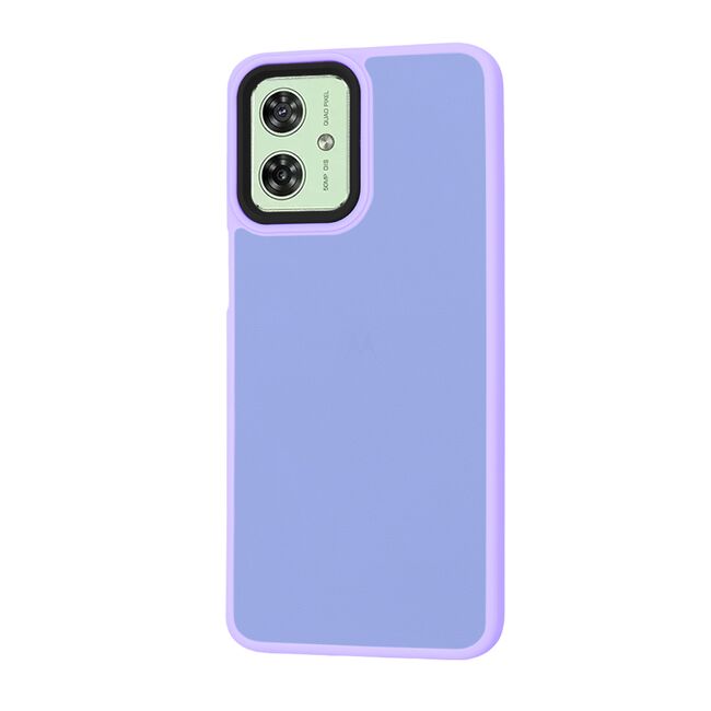Husa pentru  Motorola Moto G54, G54 Power Edition Ghost Series frosted - mov