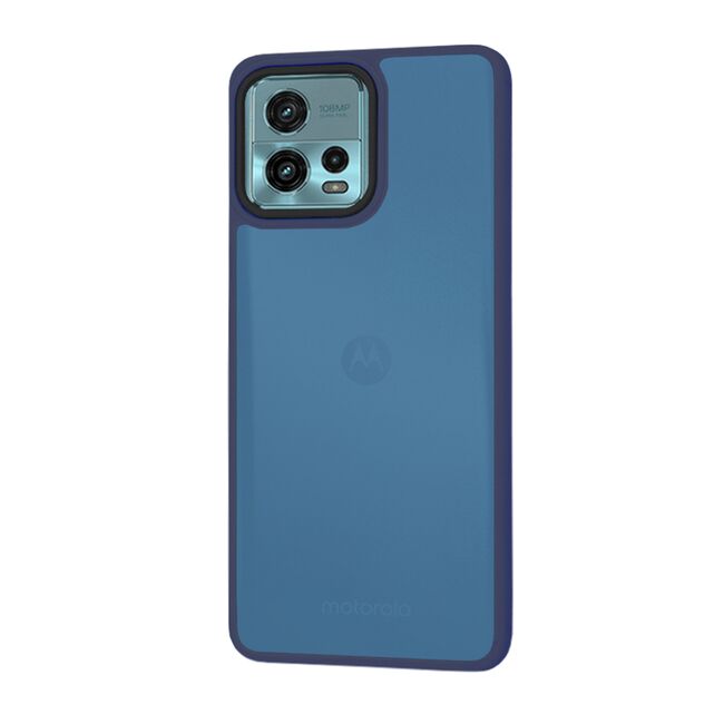Husa pentru  Motorola Moto G72 Ghost Series frosted - albastru