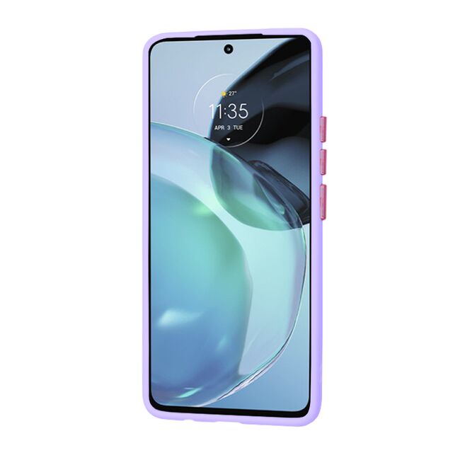Husa pentru  Motorola Moto G72 Ghost Series frosted - mov