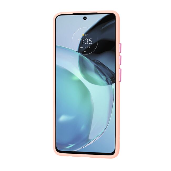 Husa pentru  Motorola Moto G72 Ghost Series frosted - roz