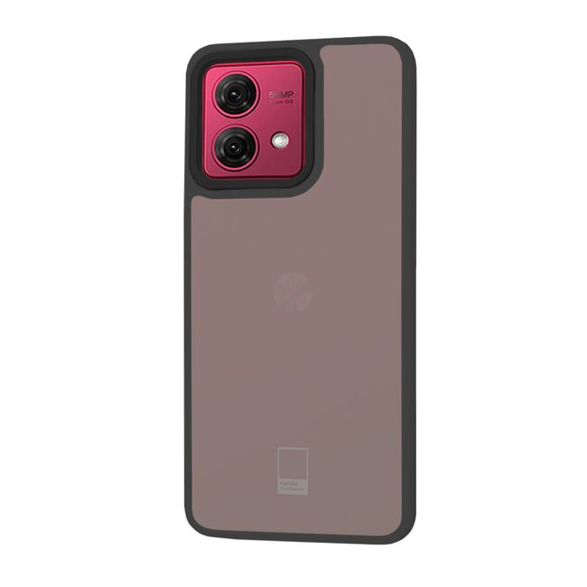 Husa pentru  Motorola Moto G84 CarbonFiber UltraSlim, Lightweight, negru