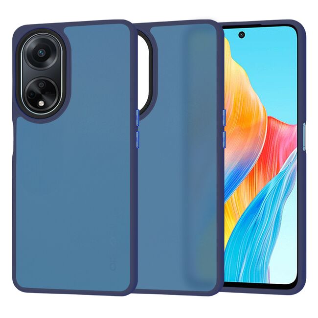Husa pentru  Oppo A98 Ghost Series frosted - albastru