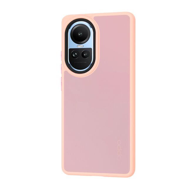 Husa pentru  Oppo Reno 10, Reno 10 Pro Ghost Series frosted - roz