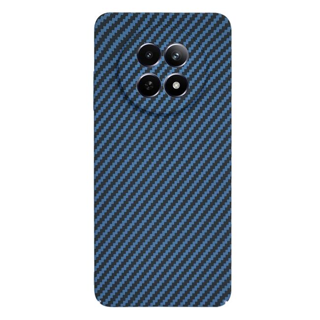 Husa pentru  Realme 12, 12X CarbonFiber UltraSlim, Lightweight, albastru