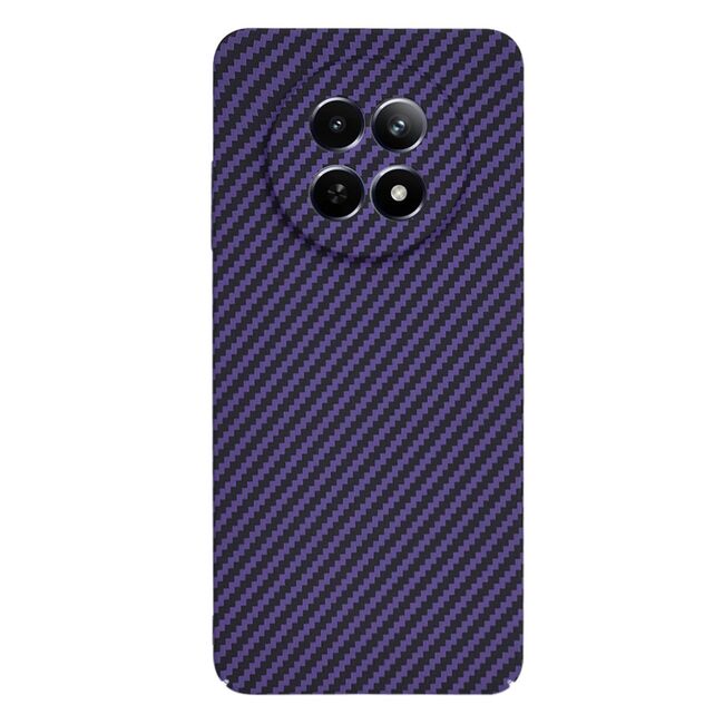 Husa pentru  Realme 12, 12X CarbonFiber UltraSlim, Lightweight, mov