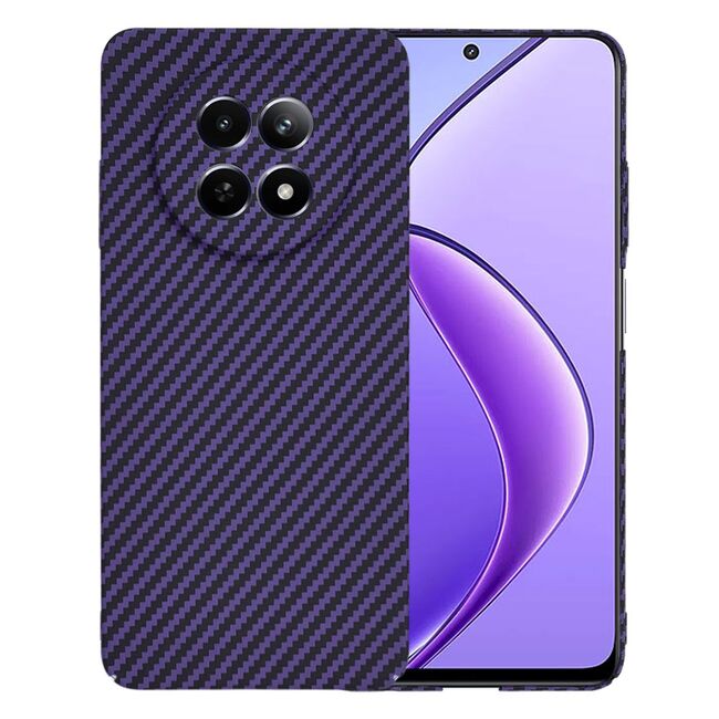 Husa pentru  Realme 12, 12X CarbonFiber UltraSlim, Lightweight, mov