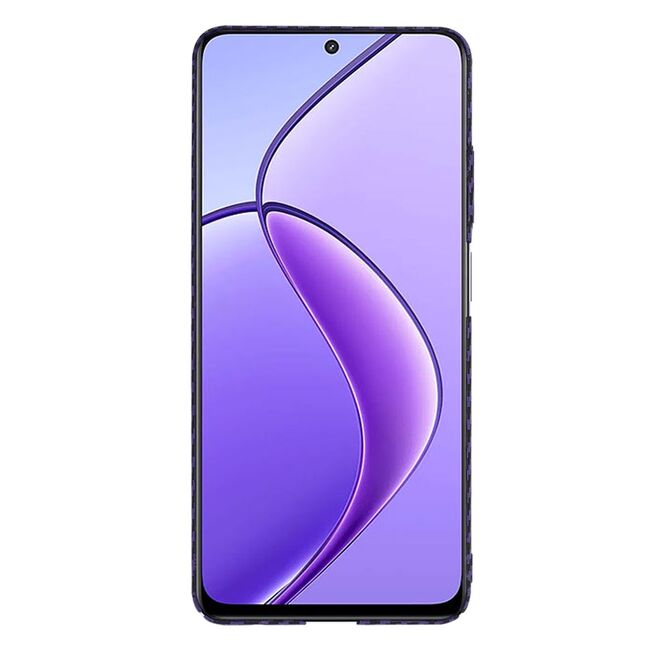 Husa pentru  Realme 12, 12X CarbonFiber UltraSlim, Lightweight, mov