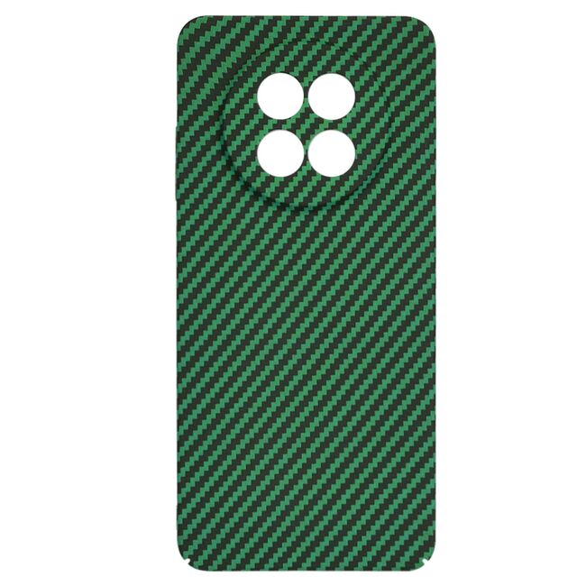 Husa pentru  Realme 12, 12X CarbonFiber UltraSlim, Lightweight, verde