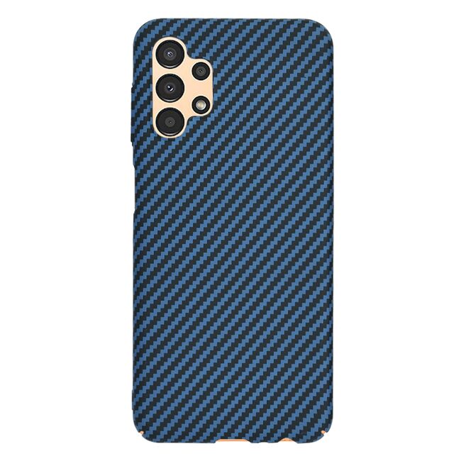 Husa pentru  Samsung Galaxy A13 4G CarbonFiber UltraSlim, Lightweight, albastru