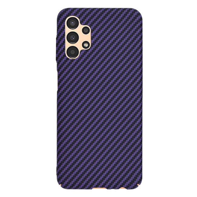 Husa pentru  Samsung Galaxy A13 4G CarbonFiber UltraSlim, Lightweight, mov