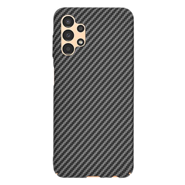 Husa pentru  Samsung Galaxy A13 4G CarbonFiber UltraSlim, Lightweight, negru