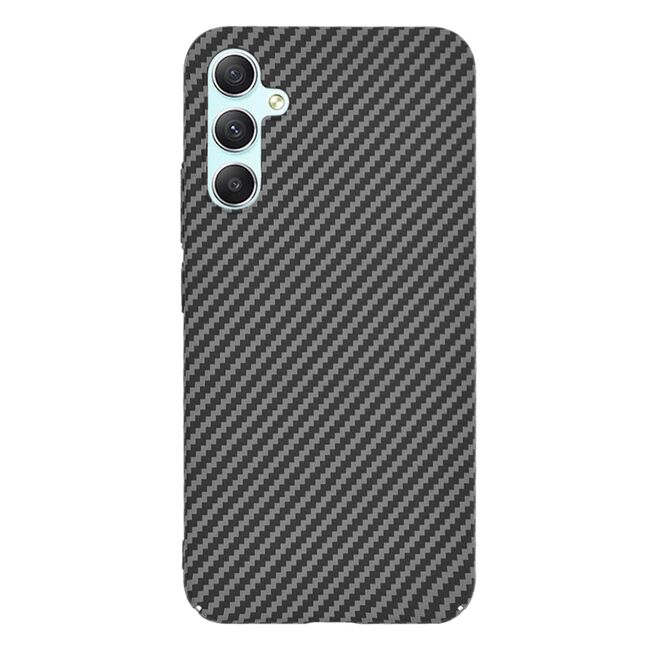 Husa pentru  Samsung Galaxy A34 5G CarbonFiber UltraSlim, Lightweight, negru