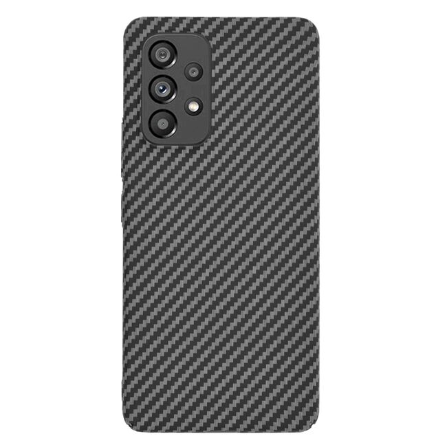 Husa pentru  Samsung Galaxy A53 5G CarbonFiber UltraSlim, Lightweight, negru