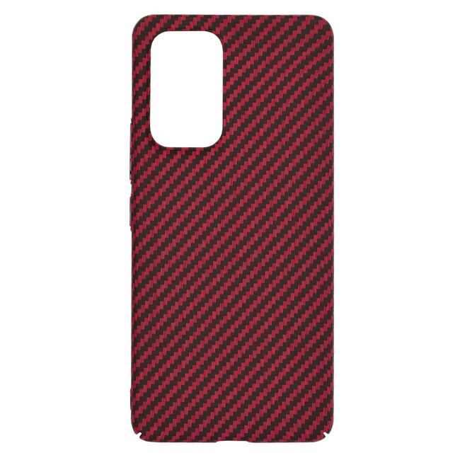 Husa pentru  Samsung Galaxy A53 5G CarbonFiber UltraSlim, Lightweight, rosu