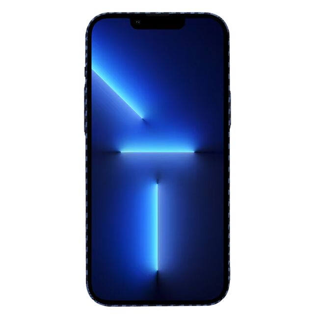 Husa pentru  iPhone 13 Pro Max CarbonFiber UltraSlim, Lightweight, albastru