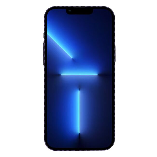 Husa pentru  iPhone 13 Pro Max CarbonFiber UltraSlim, Lightweight, mov