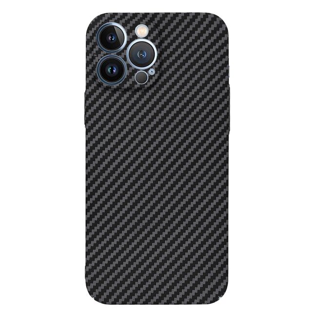 Husa pentru  iPhone 13 Pro Max CarbonFiber UltraSlim, Lightweight, negru
