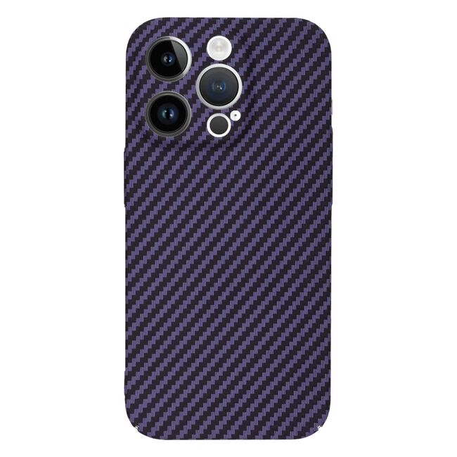 Husa pentru  iPhone 14 Pro  CarbonFiber UltraSlim, Lightweight, mov