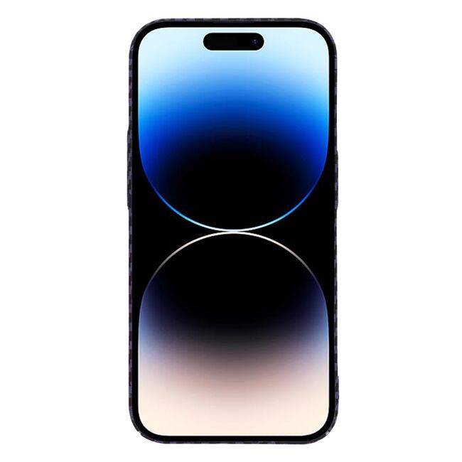 Husa pentru  iPhone 14 Pro  CarbonFiber UltraSlim, Lightweight, mov