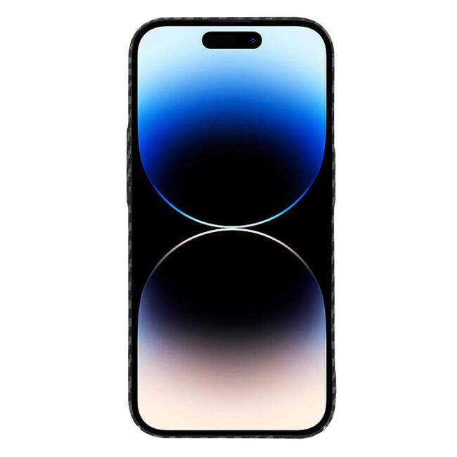 Husa pentru  iPhone 14 Pro  CarbonFiber UltraSlim, Lightweight, negru