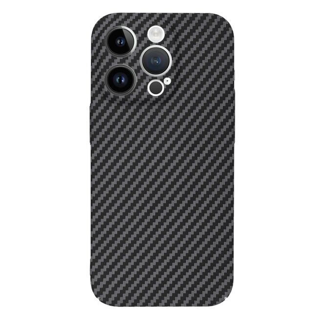 Husa pentru  iPhone 14 Pro  CarbonFiber UltraSlim, Lightweight, negru