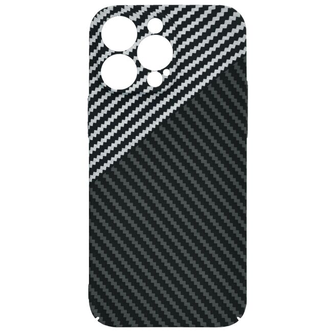 Husa pentru  iPhone 14 Pro Max CarbonFiber UltraSlim, Lightweight, gri