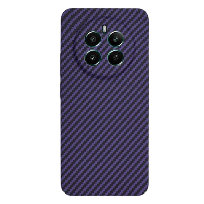 Husa pentru Husa Realme 12+ Plus CarbonFiber UltraSlim, Lightweight, mov