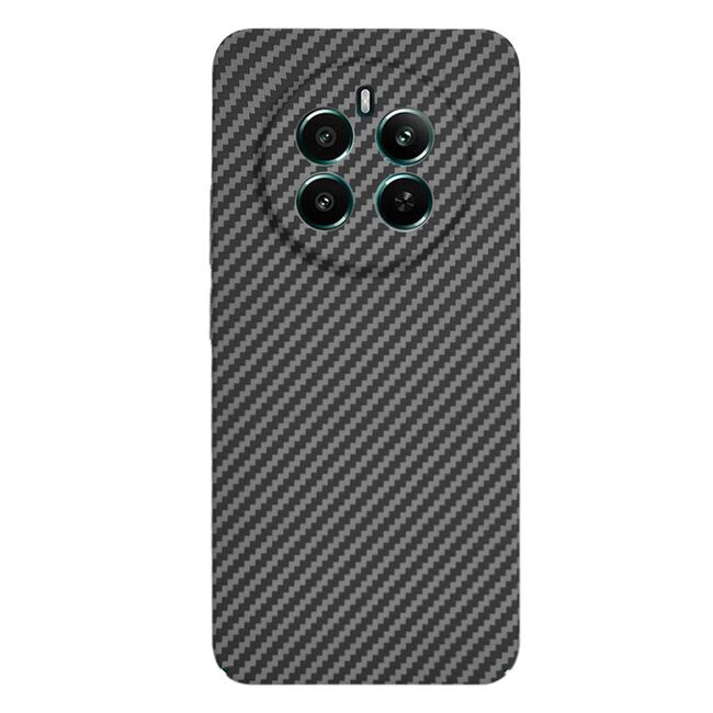 Husa pentru Husa Realme 12+ Plus CarbonFiber UltraSlim, Lightweight, negru