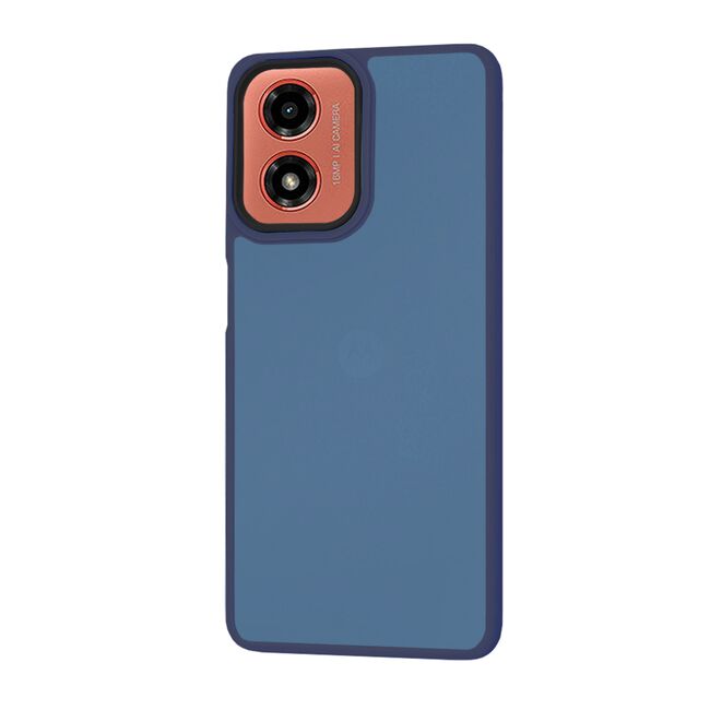Husa pentru Motorola Moto G04 / G24 / G24 Power Ghost Series frosted - albastru