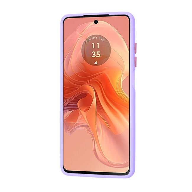 Husa pentru Motorola Moto G04 / G24 / G24 Power Ghost Series frosted - mov