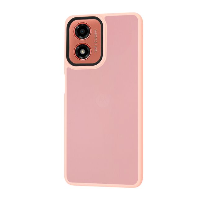 Husa pentru Motorola Moto G04 / G24 / G24 Power Ghost Series frosted - roz