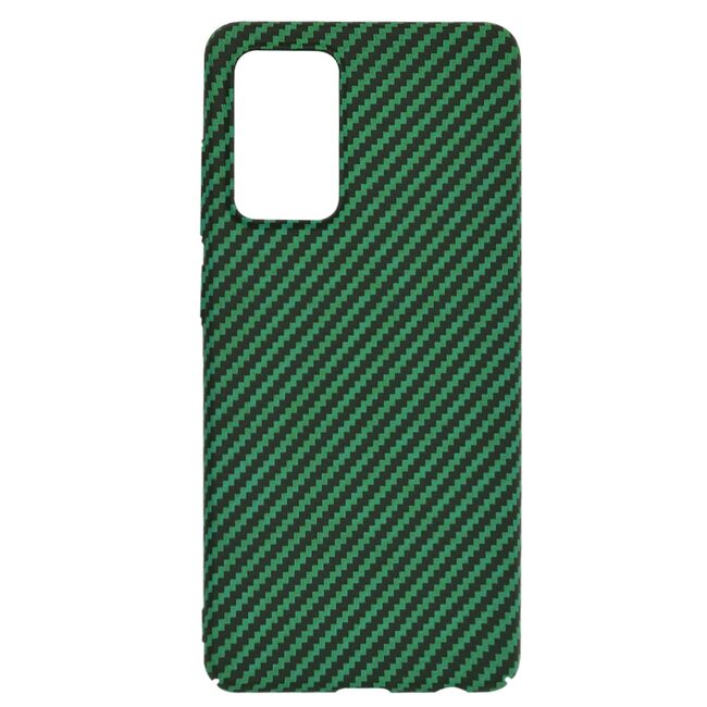 Husa pentru Samsung Galaxy A52  / A52s CarbonFiber UltraSlim, Lightweight, verde