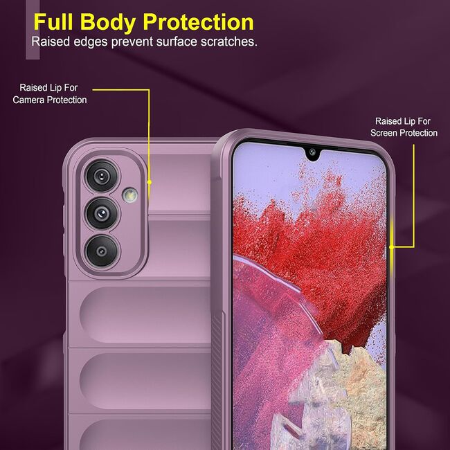 Husa pentru  Oppo A80 Liquid Silicone, Microfibre Lining, Non-Slip Airbag Design, rosu