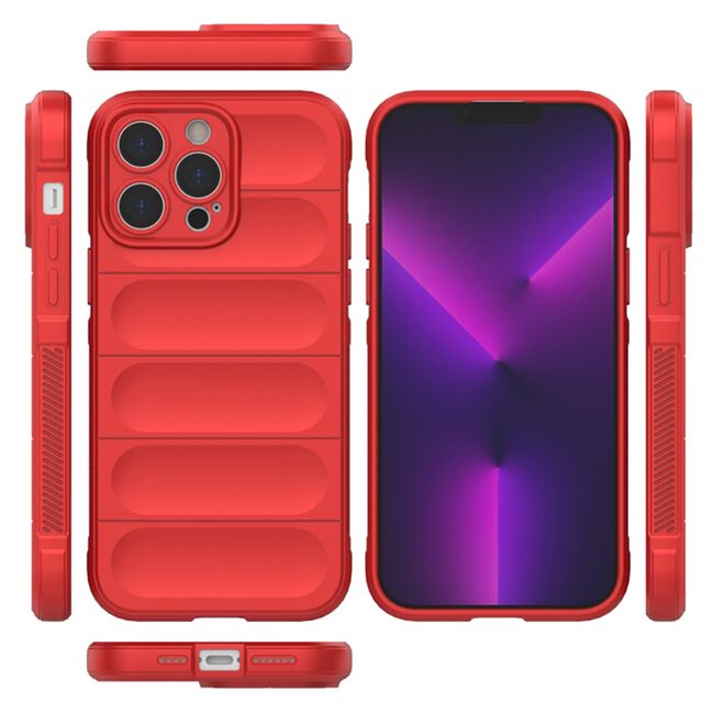 Husa pentru  iPhone 14 Pro Max Liquid Silicone, Microfibre Lining, Non-Slip Airbag Design, rosu