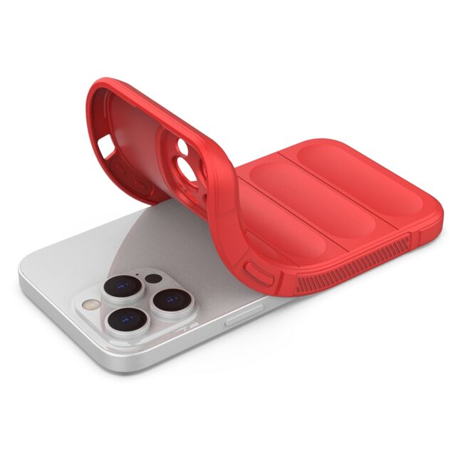 Husa pentru  iPhone 14 Pro Max Liquid Silicone, Microfibre Lining, Non-Slip Airbag Design, rosu