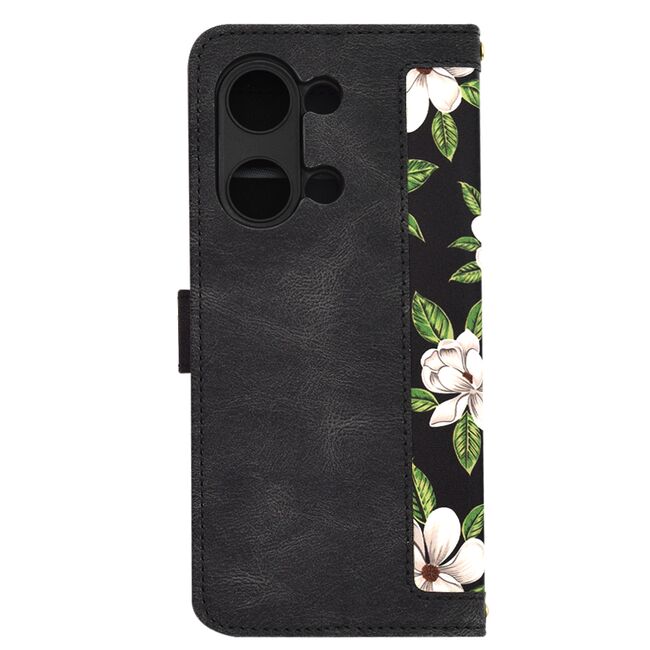 Husa tip carte pentru  OnePlus Nord 3, functie stand si port carduri, negru