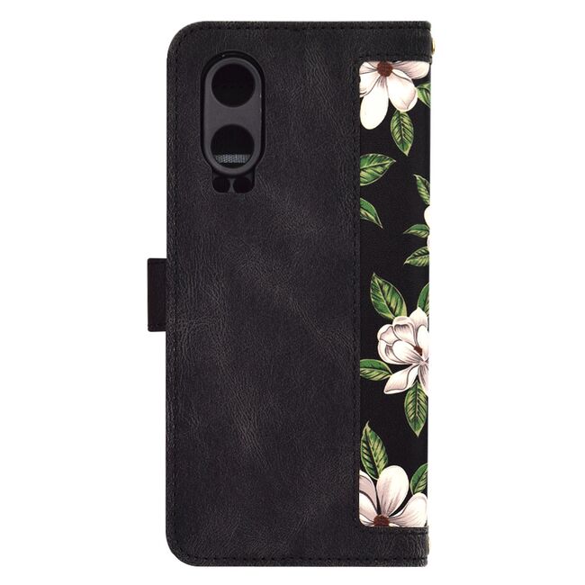 Husa tip carte pentru  OnePlus Nord CE4 Lite, functie stand si port carduri, negru