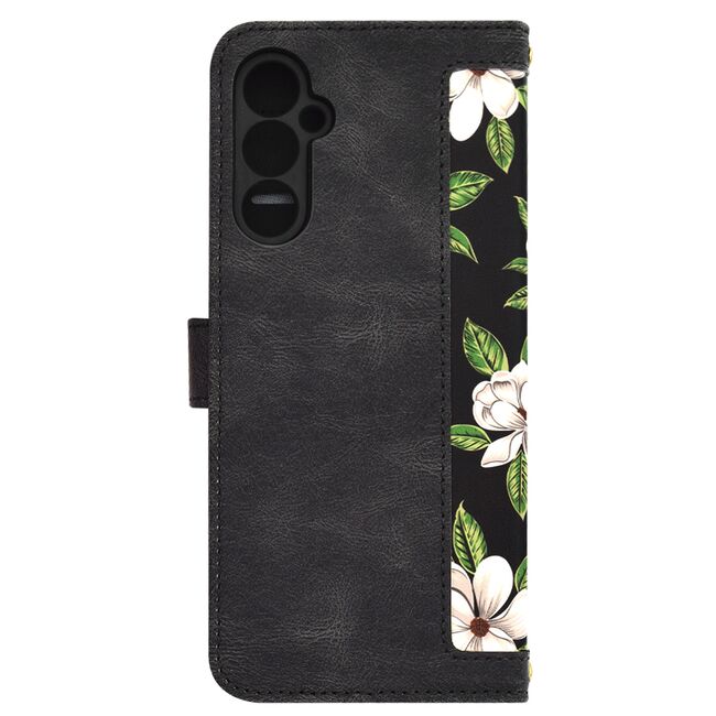 Husa tip carte pentru  Samsung Galaxy A05s, functie stand si port carduri, negru