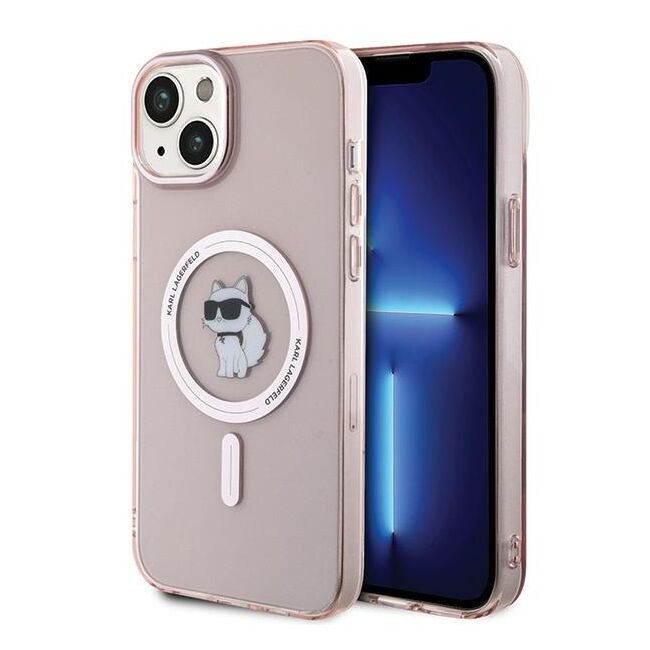 Husa pentru  iPhone 15 Karl Lagerfeld - IML MagSafe - clear