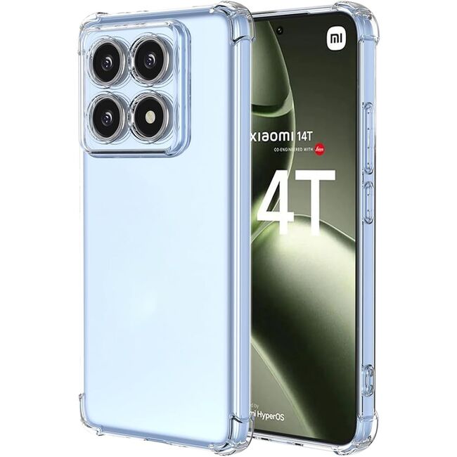 Husa pentru Xiaomi 14T Anti-Shock 1.5mm reinforced 4 corners, transparent