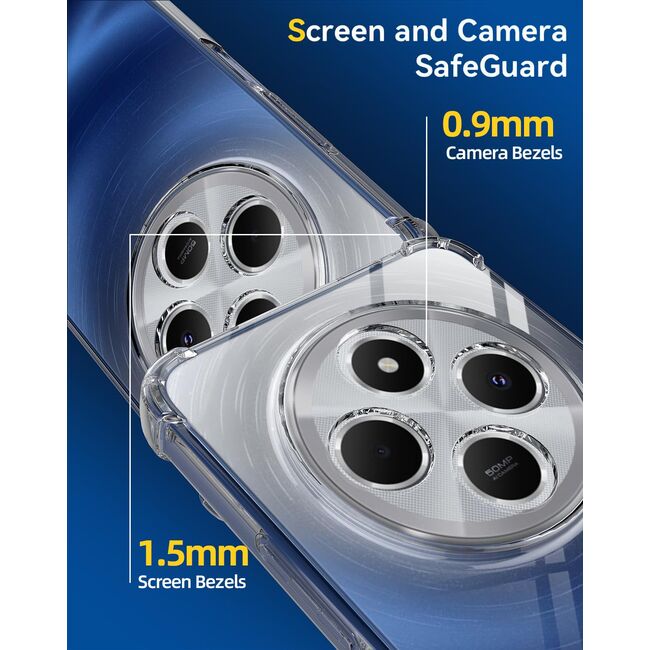 Husa pentru Xiaomi Redmi 14C Anti-Shock 1.5mm reinforced 4 corners, clear