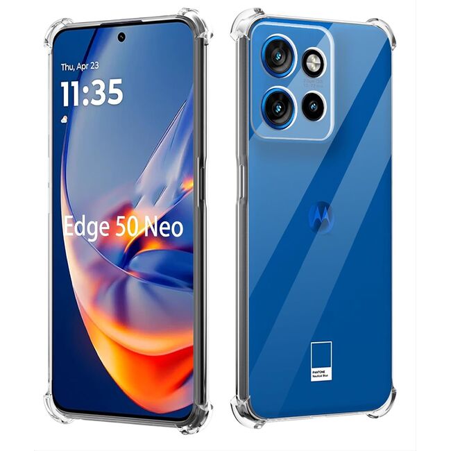 Husa pentru Motorola Edge 50 NEO Anti-Shock 1.5mm, Reinforced 4 corners, transparent