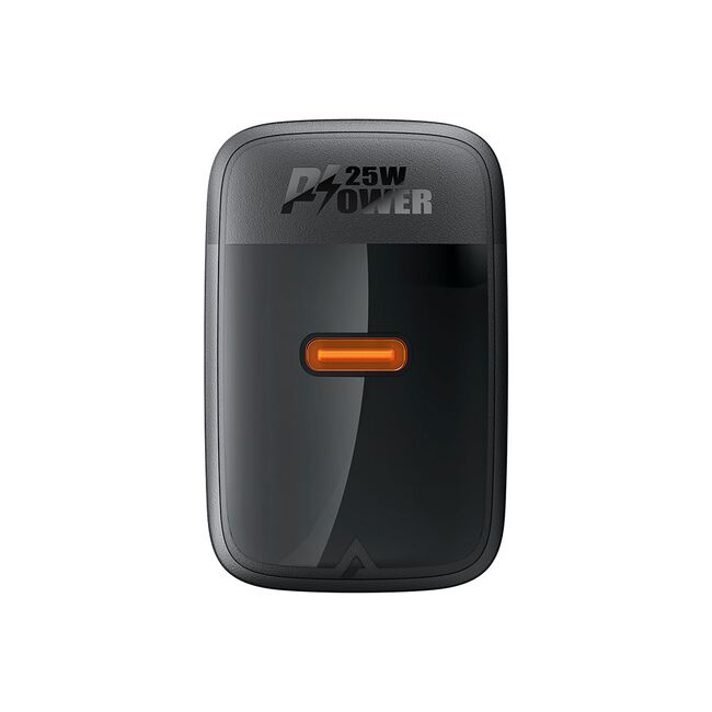 Incarcator priza tip C, 25W GaN, Acefast A104, negru