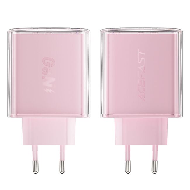 Incarcator Type-C 2 x USB-C, Acefast A45, GaN 65W Power Delivery
