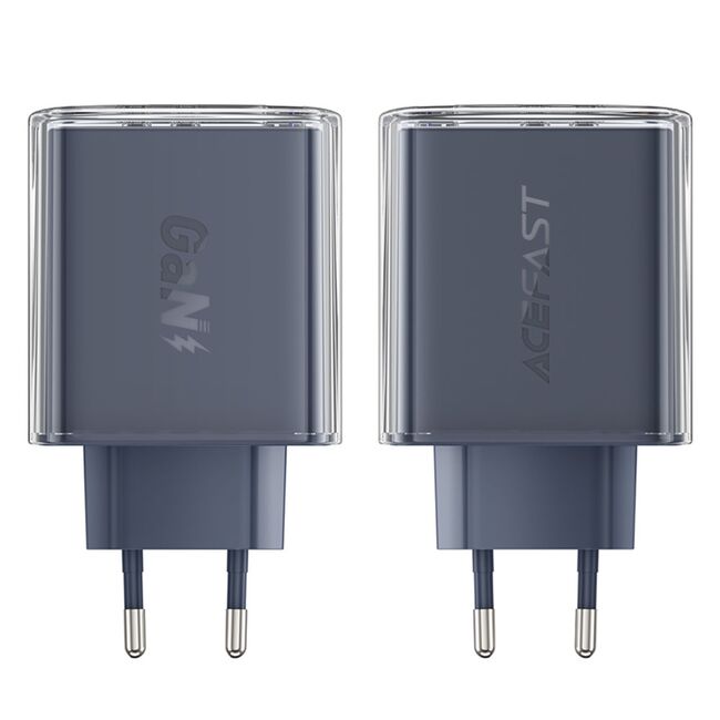 Incarcator Type-C 2 x USB-C, Acefast A45, GaN 65W Power Delivery