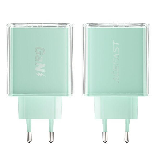Incarcator Type-C 2 x USB-C, Acefast A45, GaN 65W Power Delivery