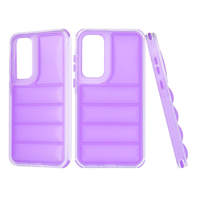 Husa pentru  Samsung Galaxy A35 Air Cusion anti-shock, Dazzling - violet